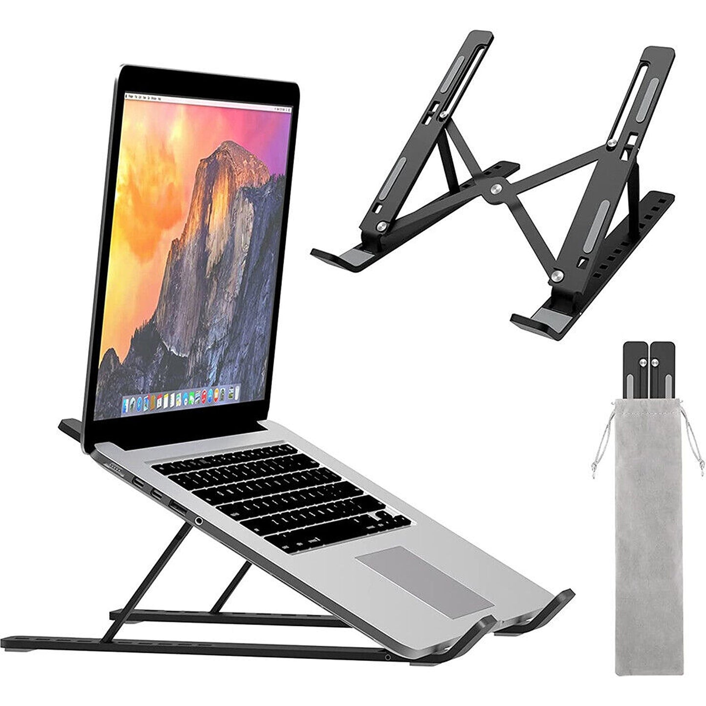 Adjustable Stand Tray for Laptops and Tablets Portable Desk Holder