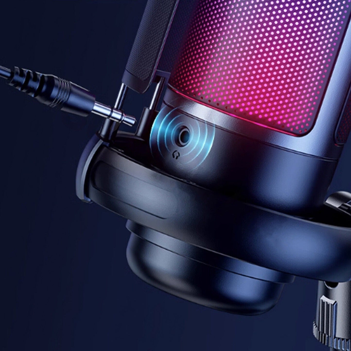 Desktop USB Microphone for Recording Gaming with Stand