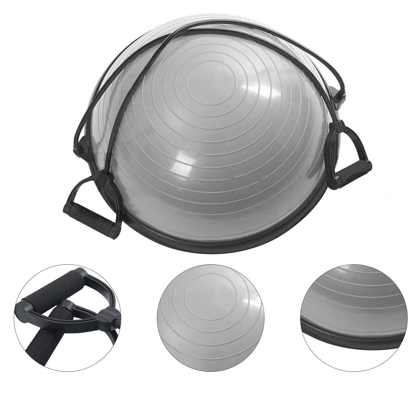 Half Ball Balance Trainer with Pump for Pilates and Yoga Gym Exercise