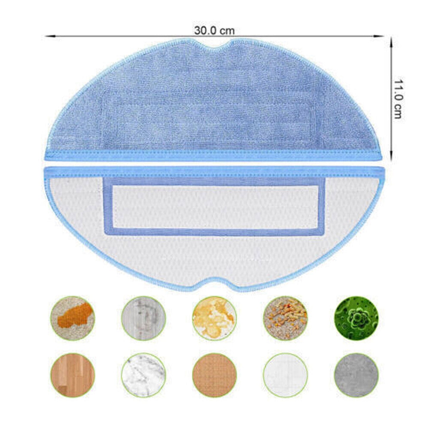 Replacement Mop Cloth Pads for Roborock S7 T7 Plus Vacuum Cleaners