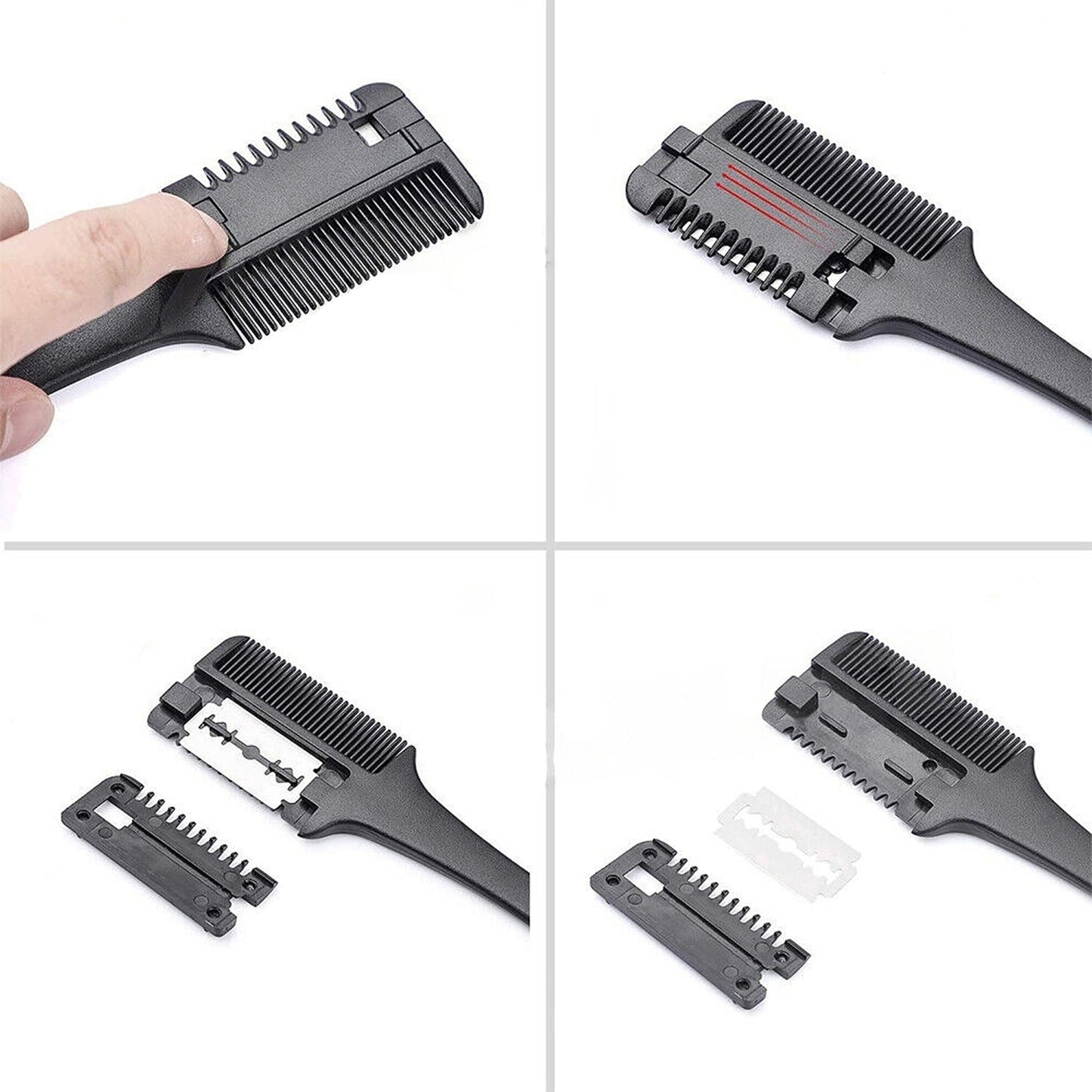 DIY Hair Thinning Trimmer Professional Razor Comb Hairdressers