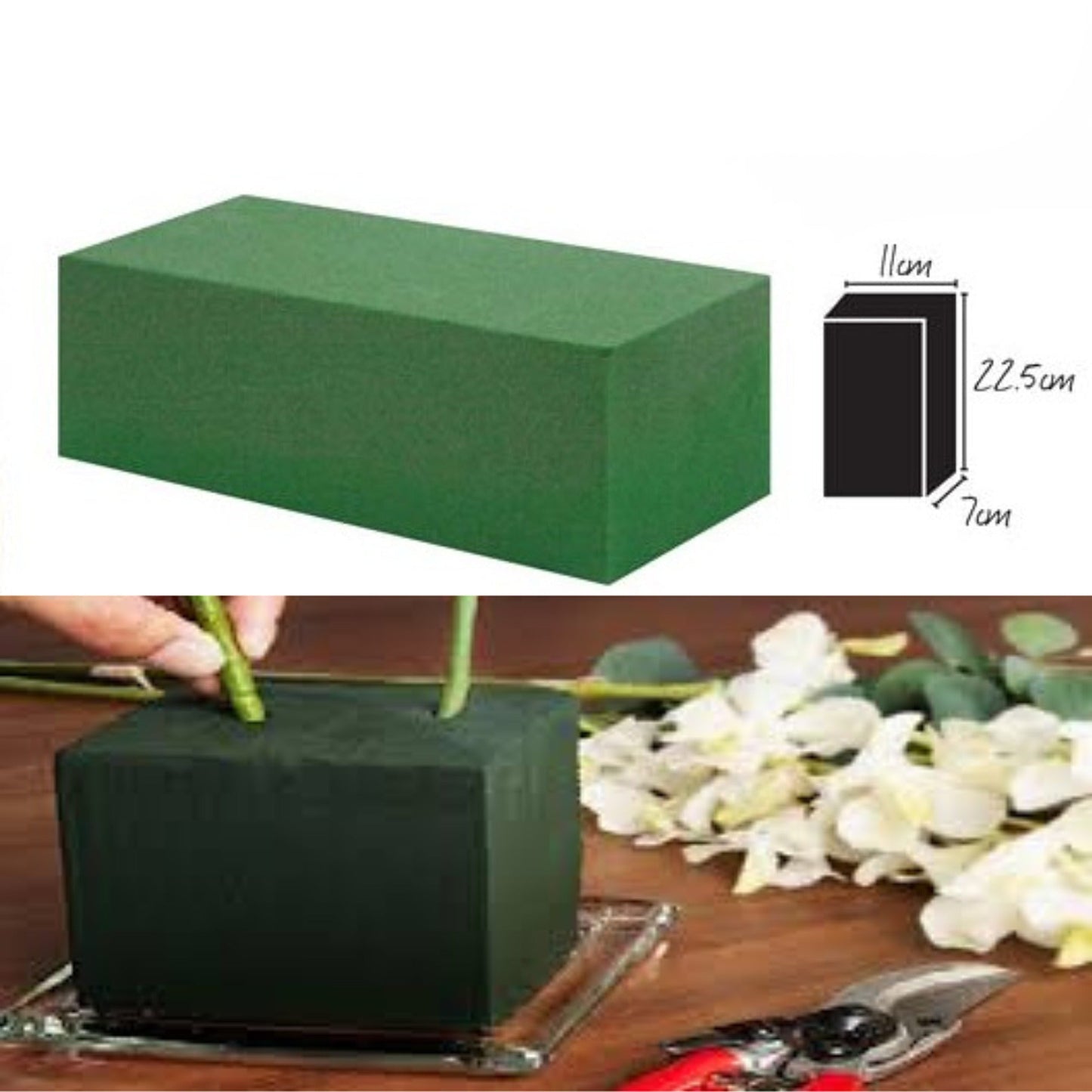 8pcs Floral Foam Wet Bricks Water Absorbent for Flower Arrangements