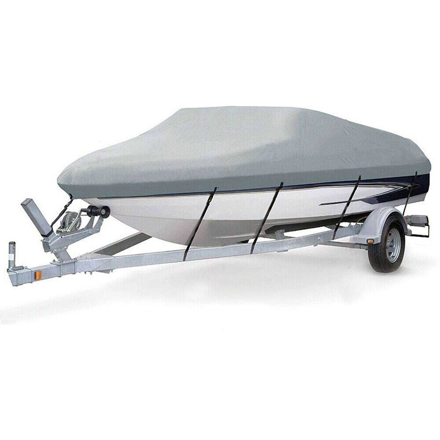 17ft to 19ft Boat Cover Waterproof and Trailerable with Heavy Duty Protection