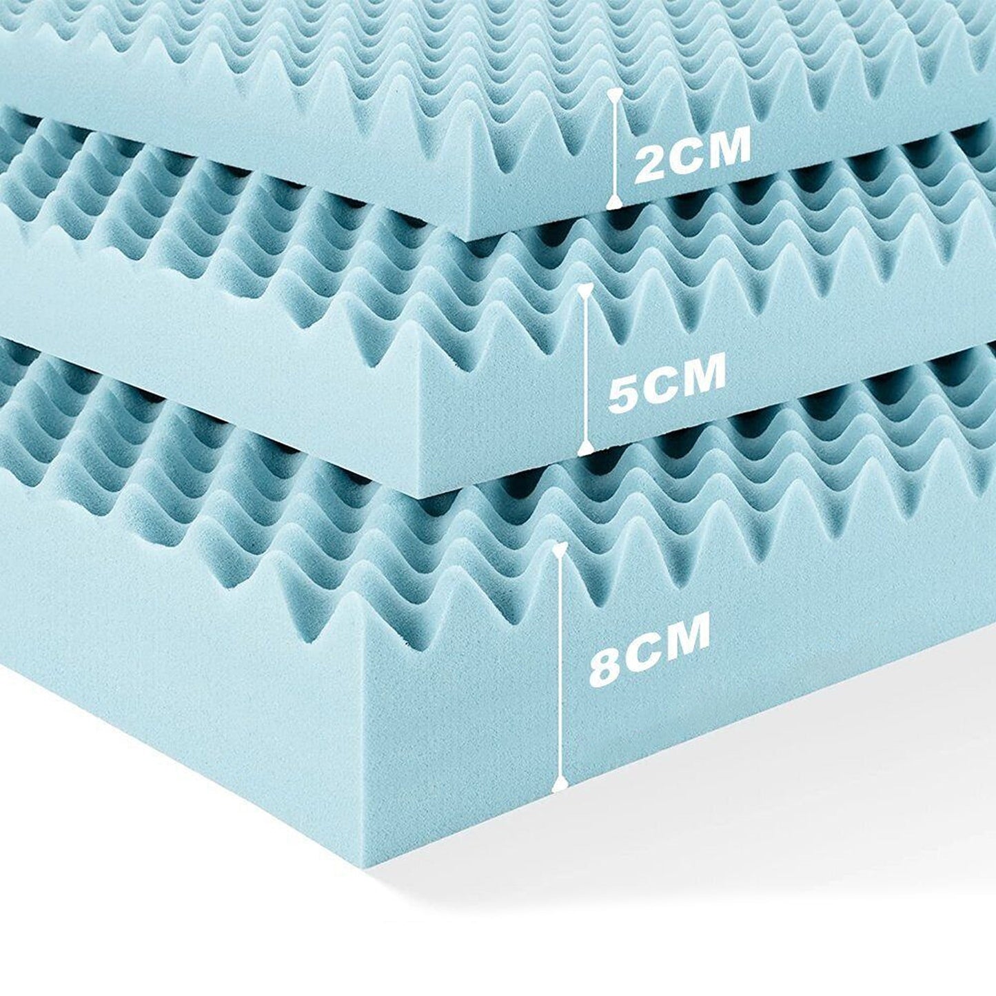 Cool Gel Memory Foam Mattress Topper Queen Bed Support Bedding