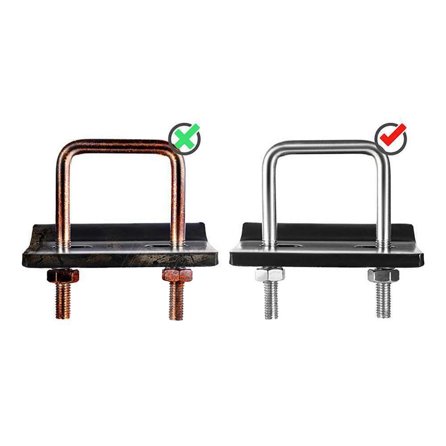 Hitch Tongue Anti-Rattle Stabilizer for Trailer Tow Bar Clamps