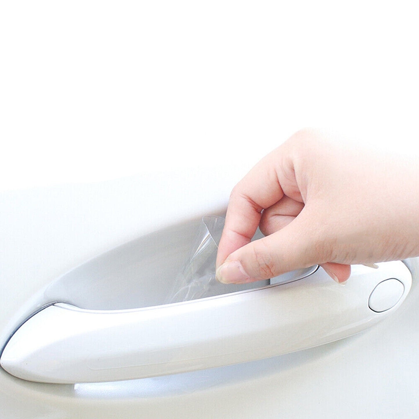 8pcs Transparent Scratch Protection Vinylfilm Car Door Handle Sticker