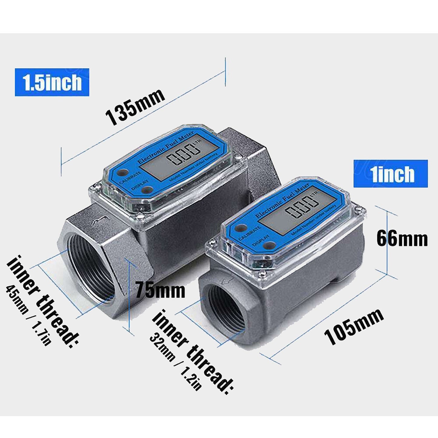 Turbine Flowmeter for Fuel Gas Oil Pump in Diesel and Kerosene Vehicles