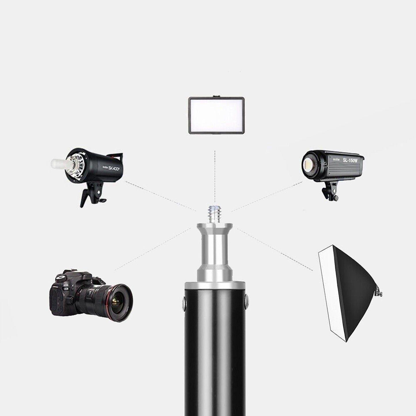 2.8m Professional Light Stand for Studio Lighting Photo and Video