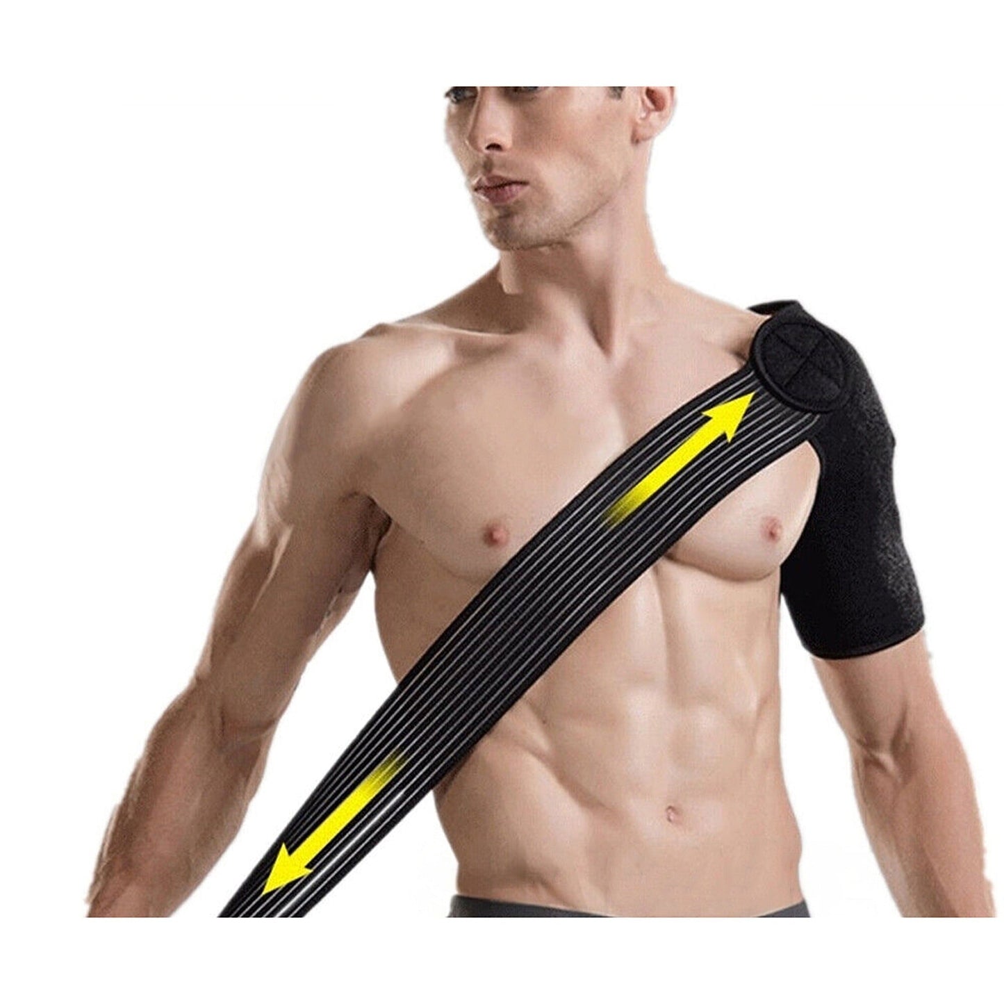 Adjustable Shoulder Wrap for Sports Support Bandage Brace