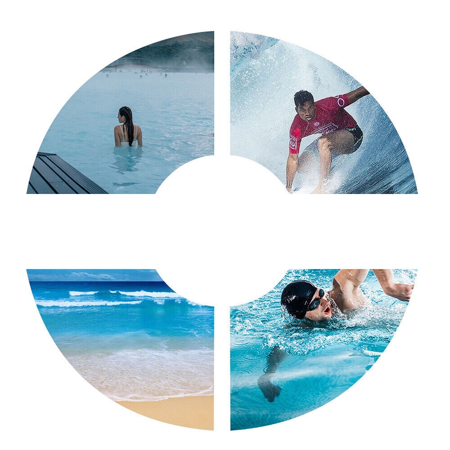 Quick Dry Beach Towel with Hooded Poncho Design for Adults