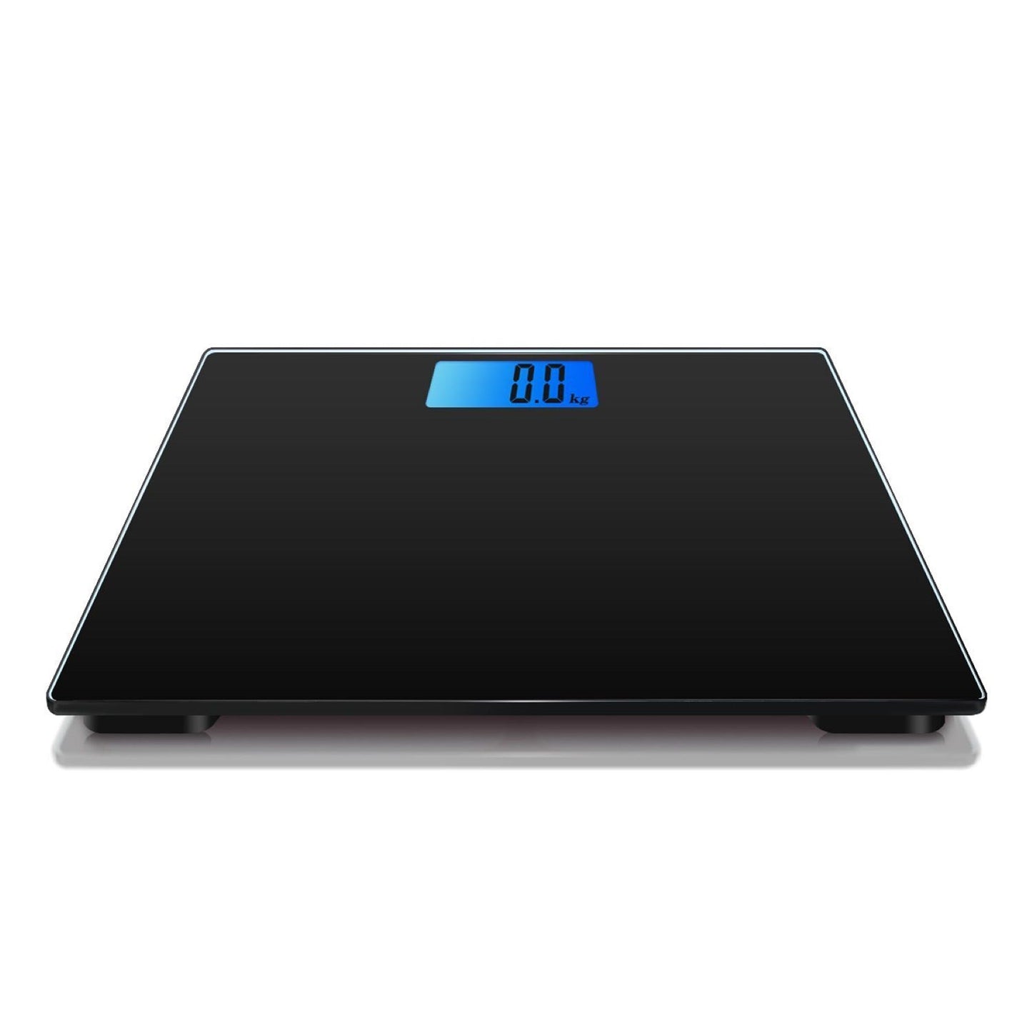 Digital Body Weight Scale with Sleek Black Glass Platform Up to 180KG