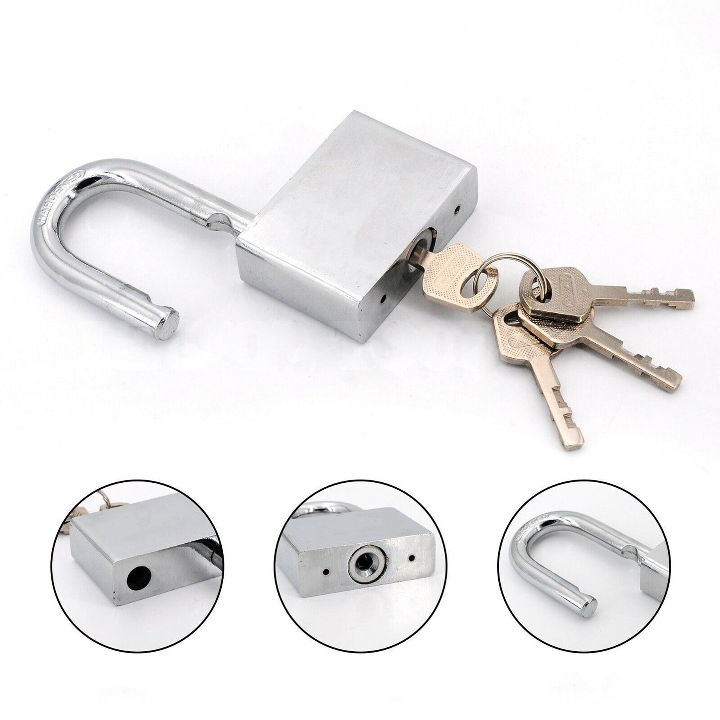 60mm High-Security Stainless Steel Ball Padlock for Heavy Duty Use