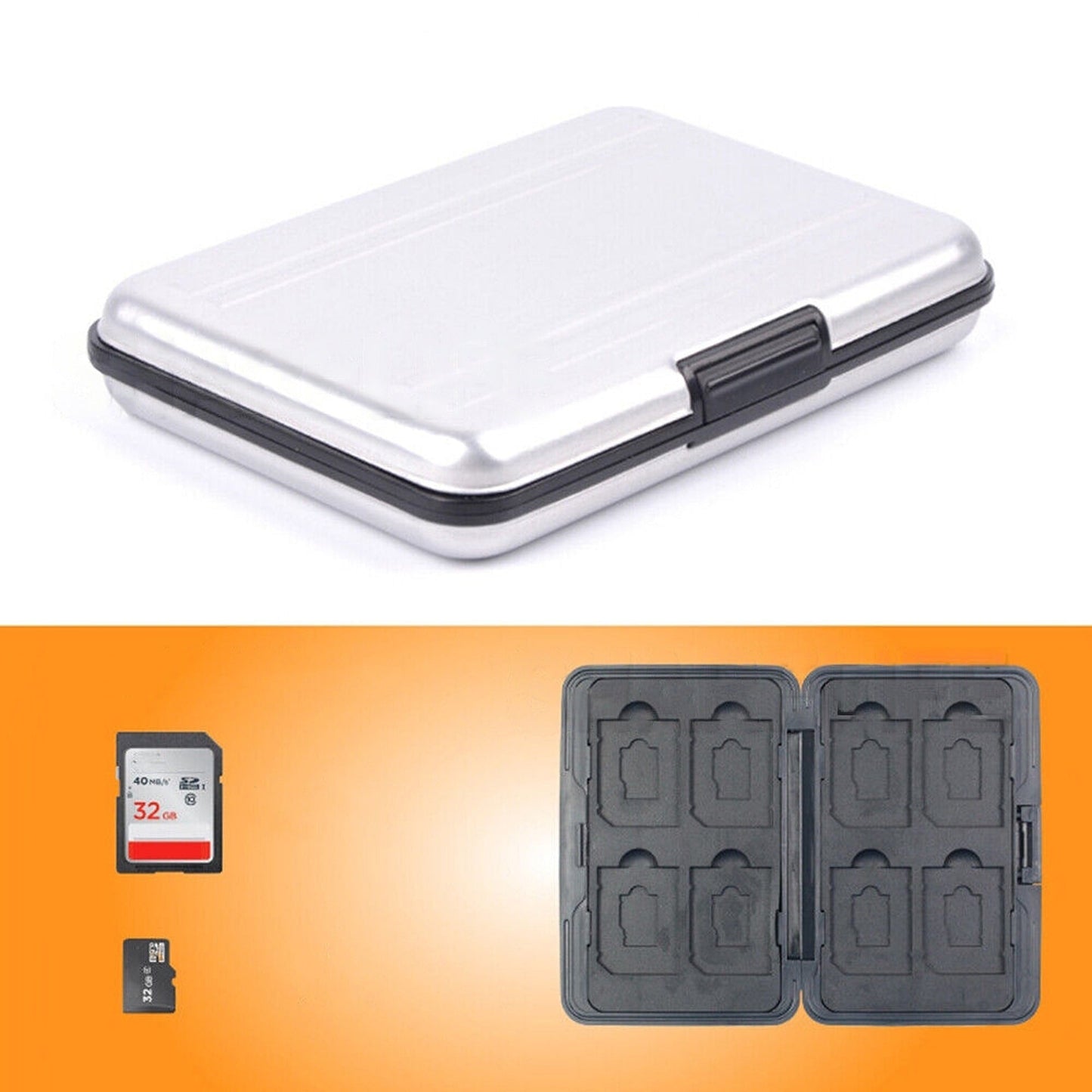 Waterproof Storage for Memory Cards Case Box Holder for SD Micro SD