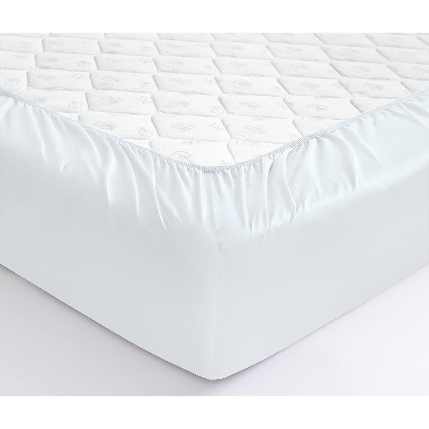 White All Size Sheet Set Egyptian Cotton Percale
