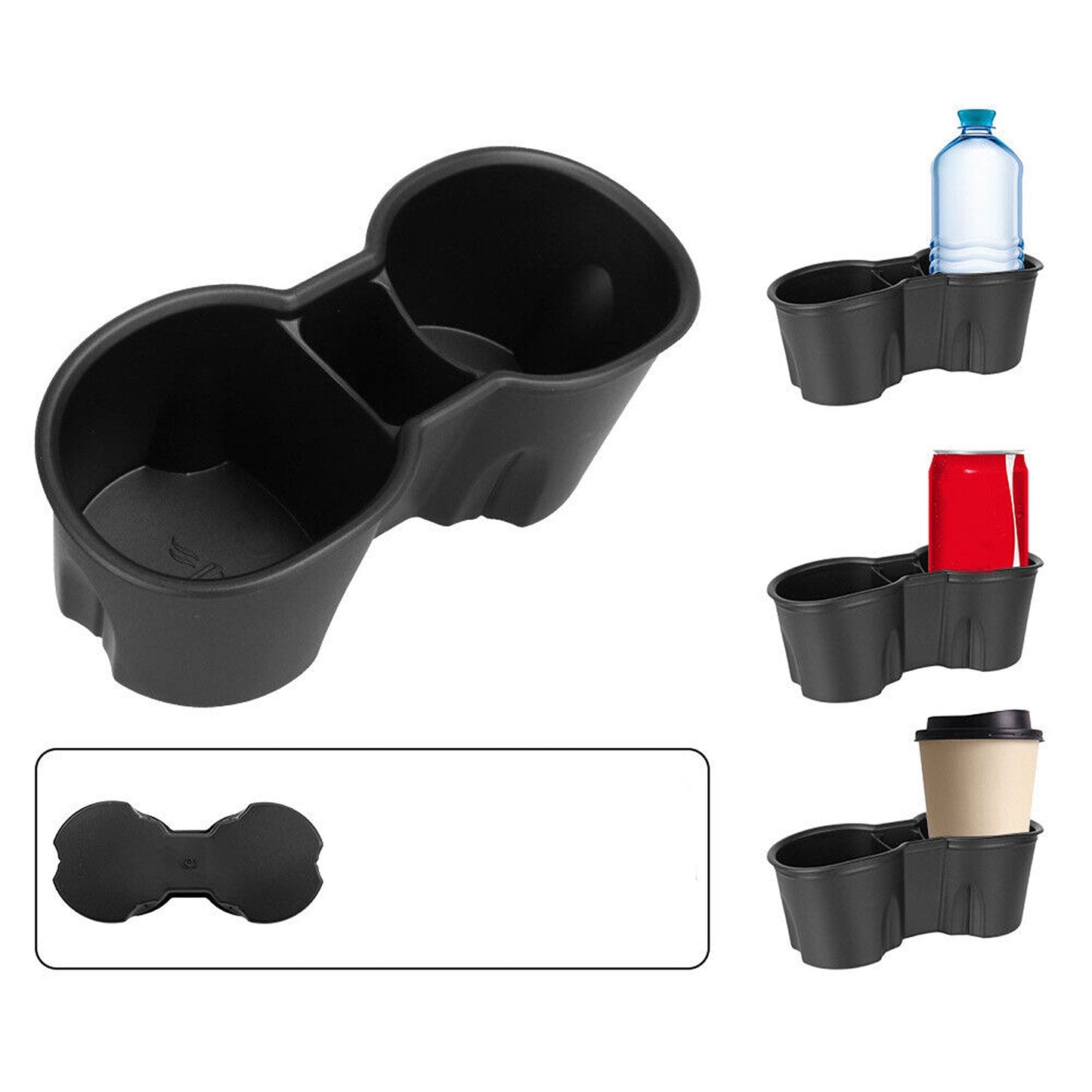 Tesla Model 3 Center Console Organizer with Cup Holder and Storage Box