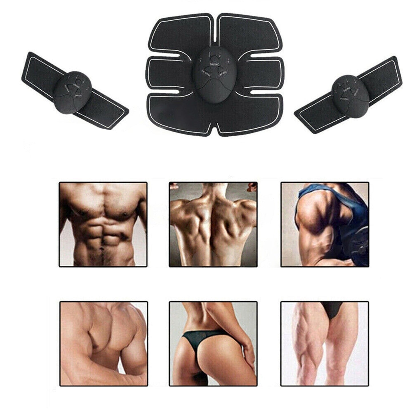 Full Body EMS Muscle Stimulator ABS Ultimate Hip Trainer Gear