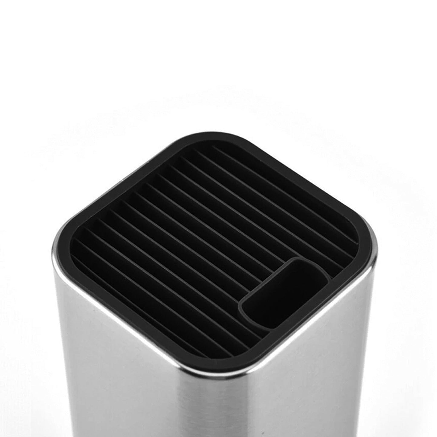 Knife Storage Block Universal Stainless Steel Stand Rack Kitchen Tool