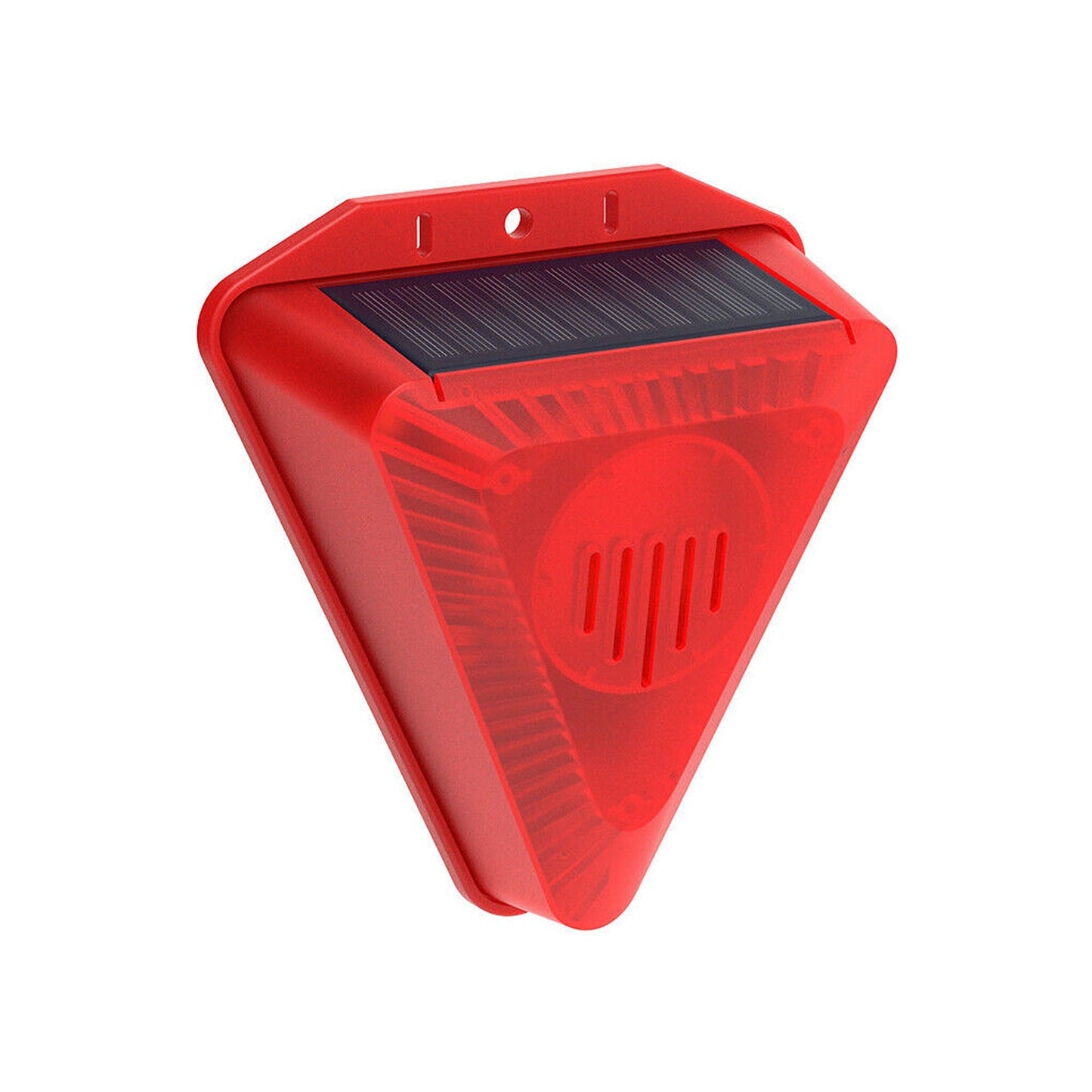 Solar Powered 129db Alarm Warning Light with Motion Sensor and Strobe