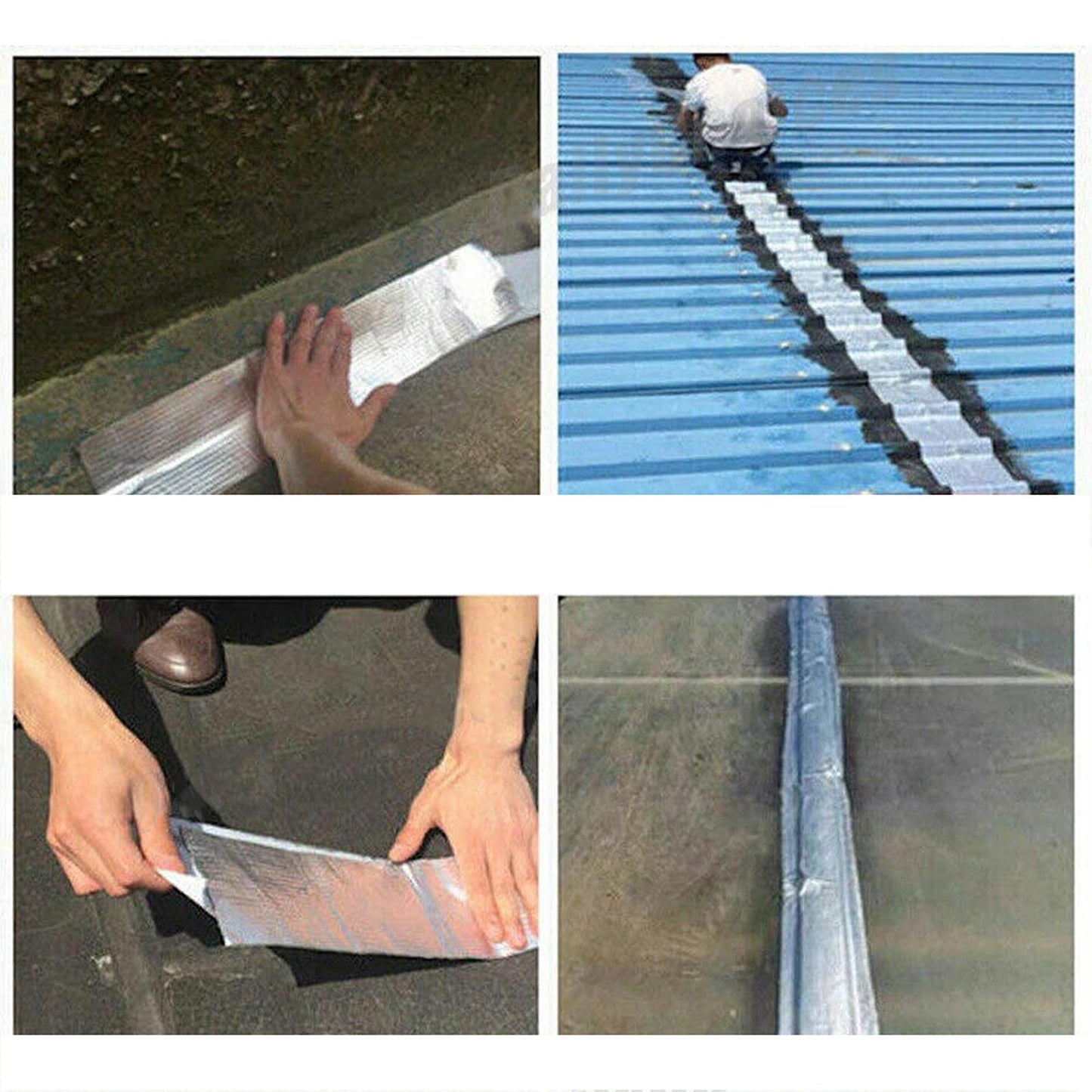 Butyl Rubber Waterproof Aluminium Foil Tape for Roof and Pipe Repair