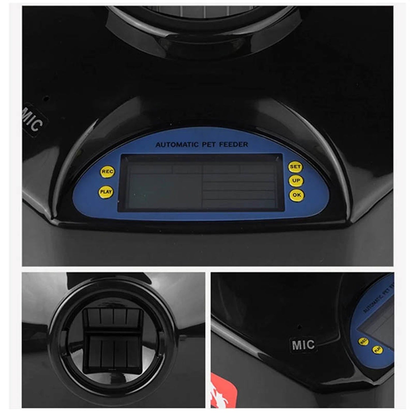 Automatic Pet Feeder with LCD Timer for Dogs and Cats 5.5L