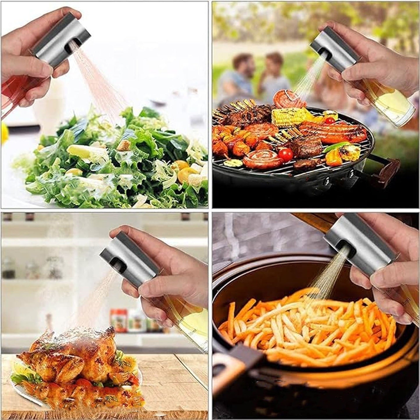 Glass Oil Sprayer Bottle for Cooking Food-Grade Olive Dispenser
