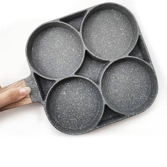 4 Cup Non Stick Breakfast Egg Maker Pan Fried Egg Pancake Burger Cookwares