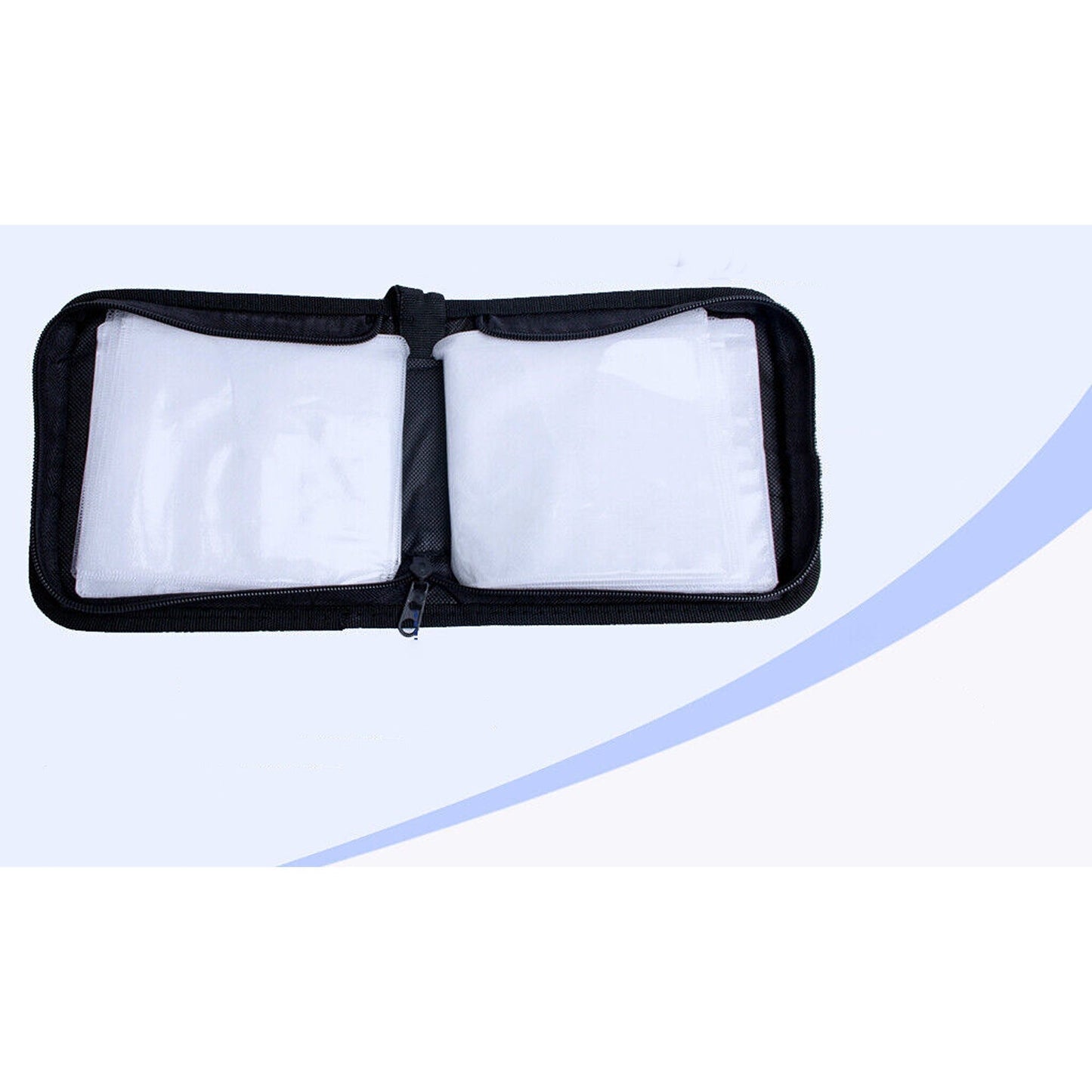 40 Capacity DVD CD Holder with Storage Case and Carry Bag