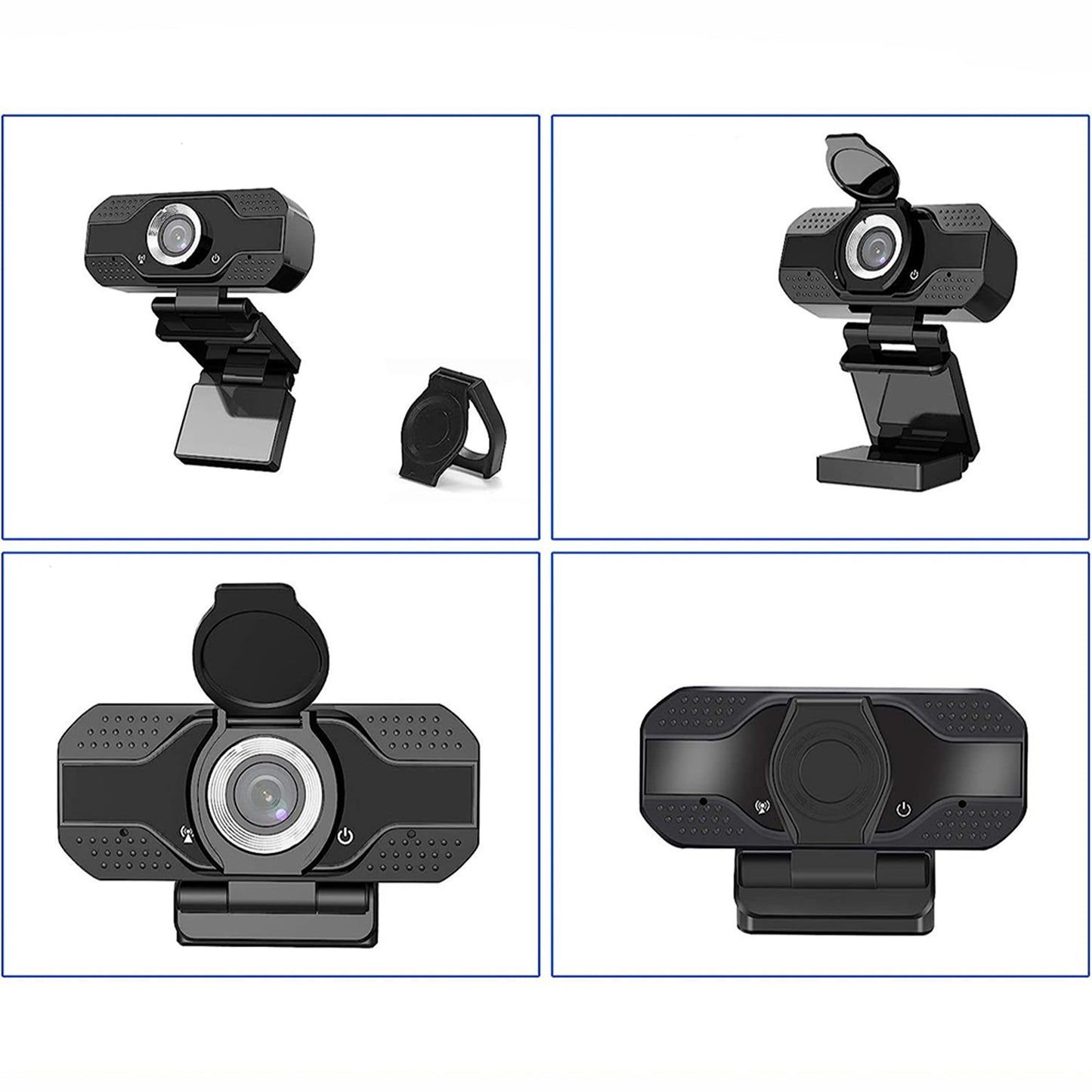 1080P Full HD USB Webcam with Microphone for Laptop PC Desktop