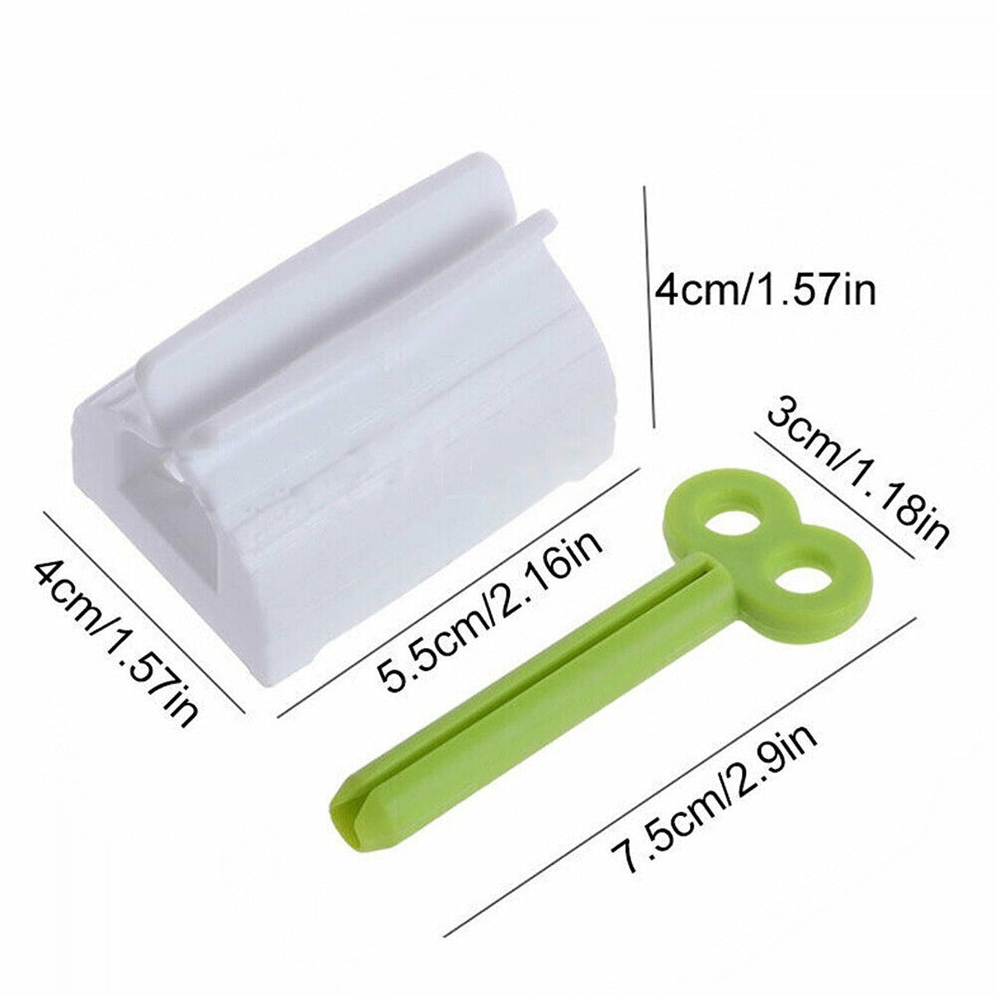 3pcs Easy Use Toothpaste Tube Squeezer Rolling Bathroom Dispenser