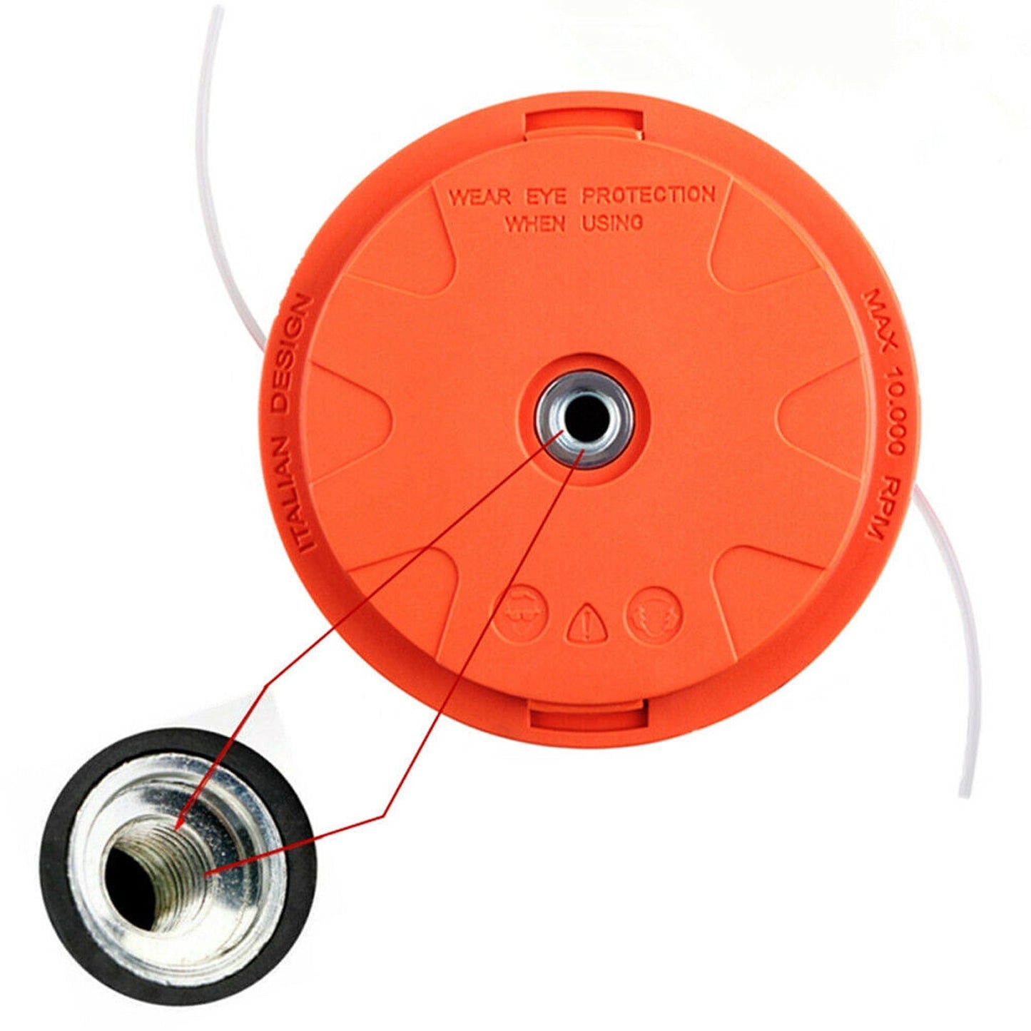Twister Bump Feed Line Trimmer Head for Grass Brush Cutter