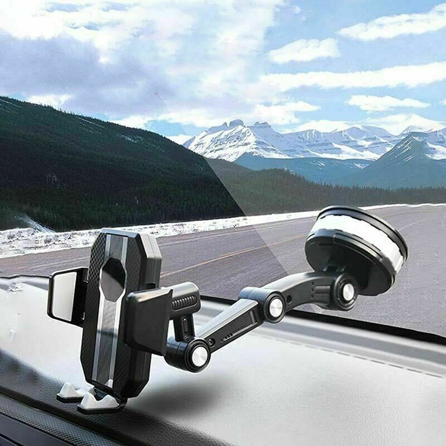 Super Adsorption Car Phone Mount Stackable Center Console Holder