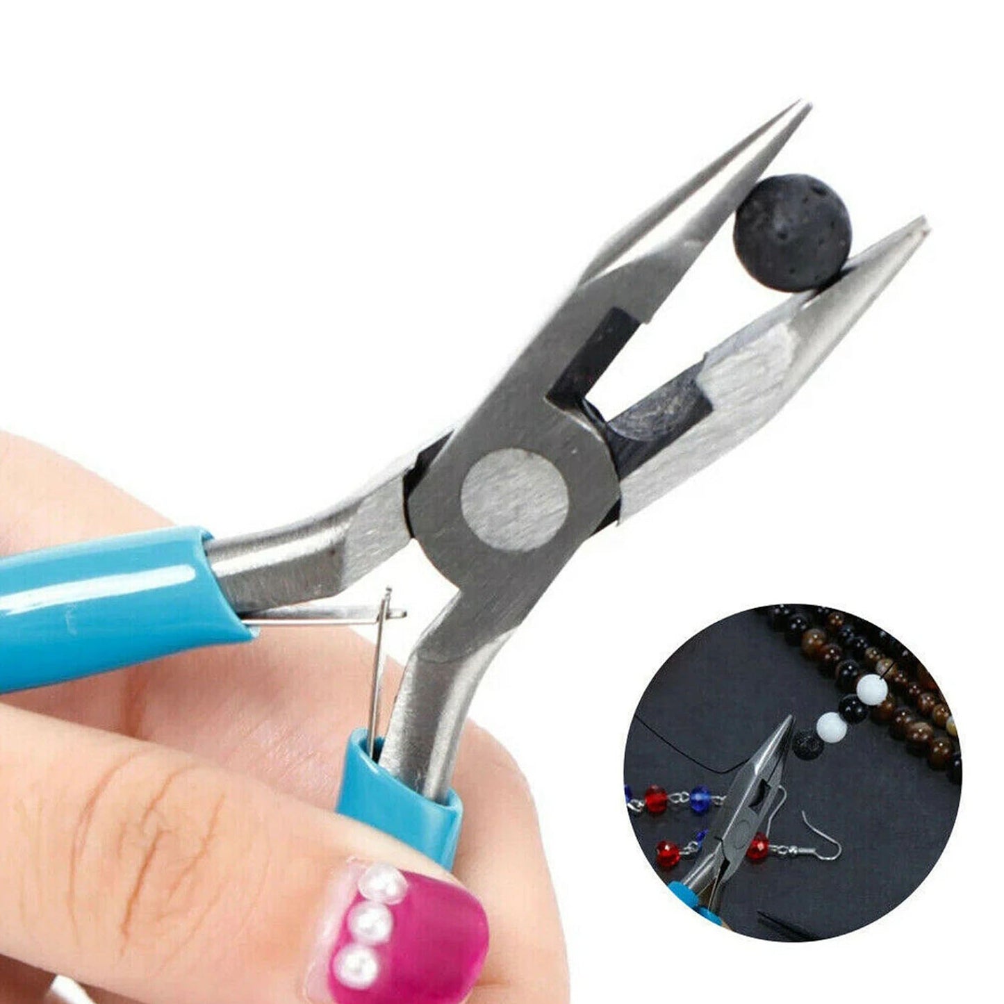 Beading and Jewellery Making Round Nose Pliers with Wire Cutters