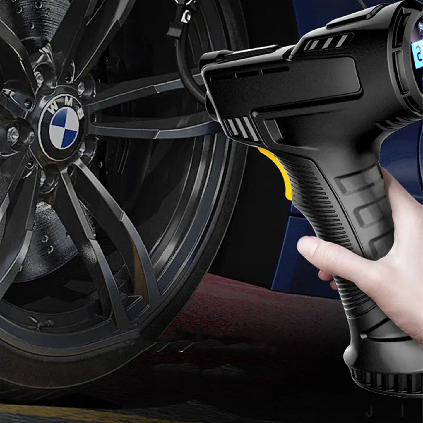 Handheld Digital Air Compressor Automatic Cordless Car Tyre Inflator