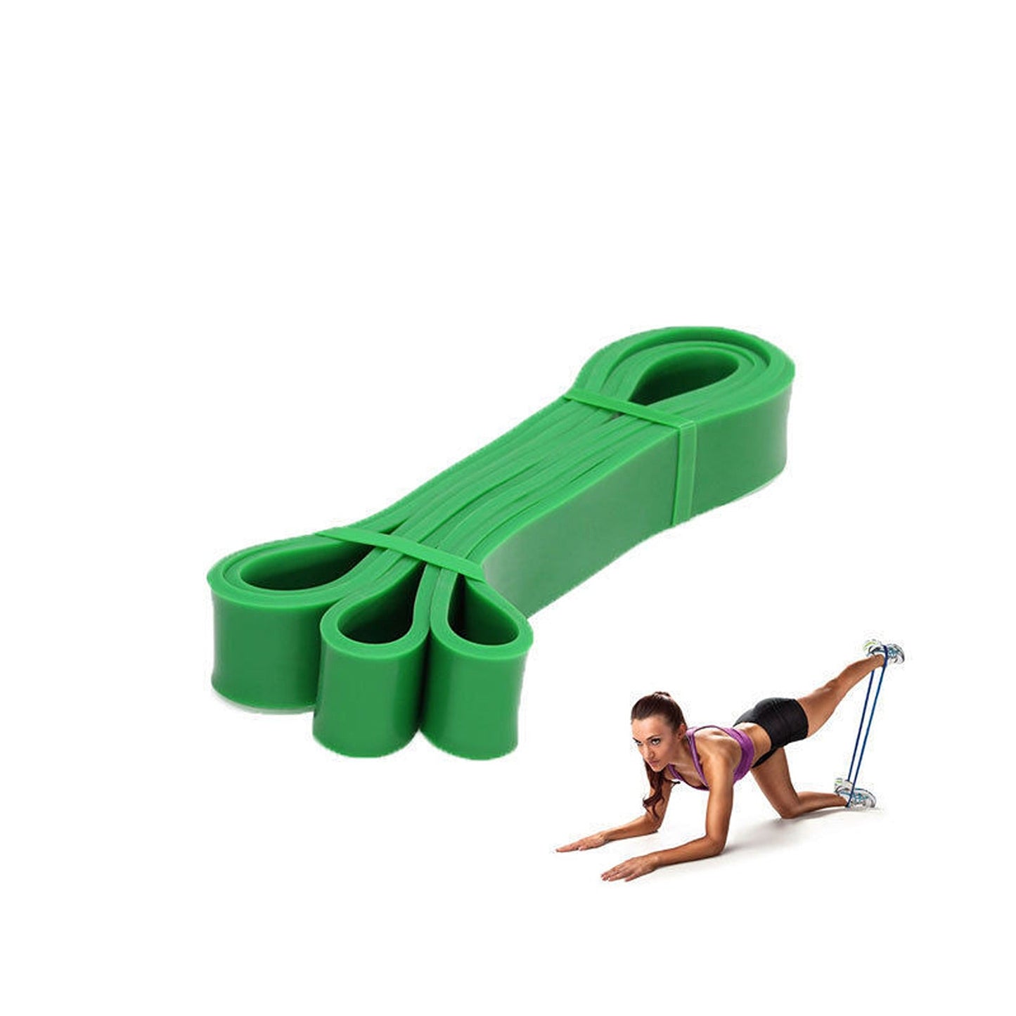 Pull Up Chin Up Training Exercise Gym Power Resistance Rubber Band