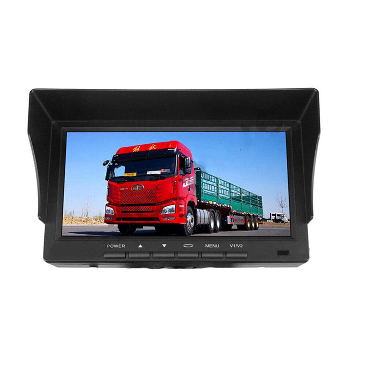 7-inch Split Screen Monitor with 4 Reversing Cameras for Vehicles