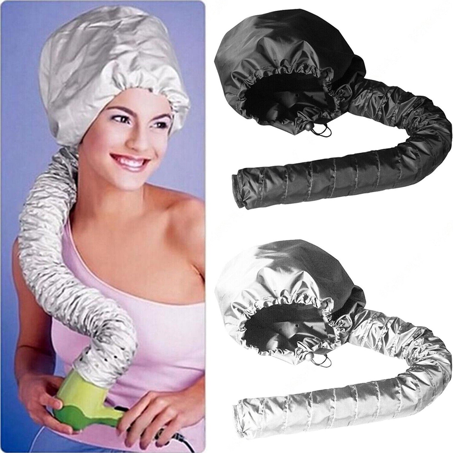 Soft Bonnet Hair Drying Cap Women Blow Dryer Hood for Home Hairdressing