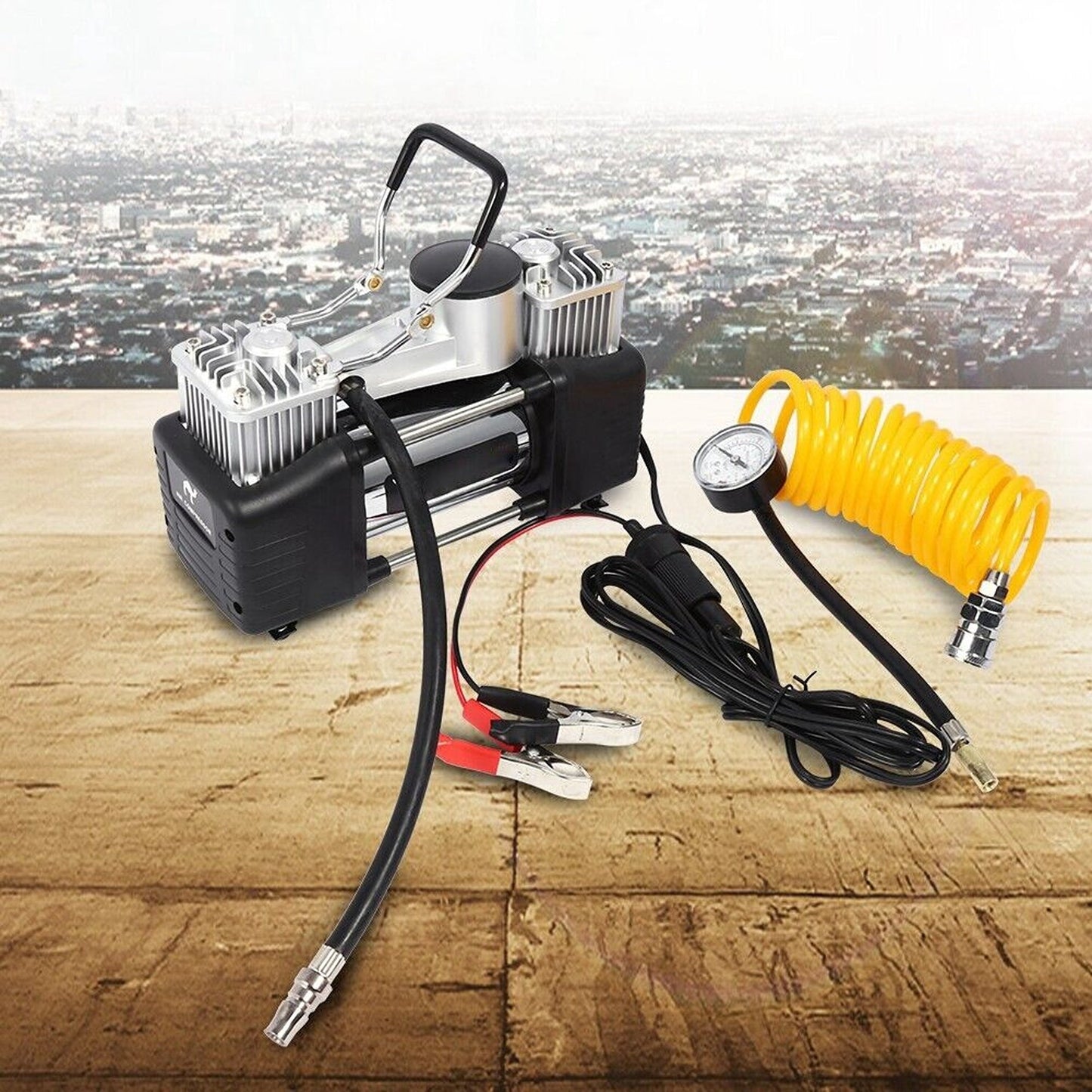 150 PSI Portable Tire Inflator 12V Car Air Compressor Pump