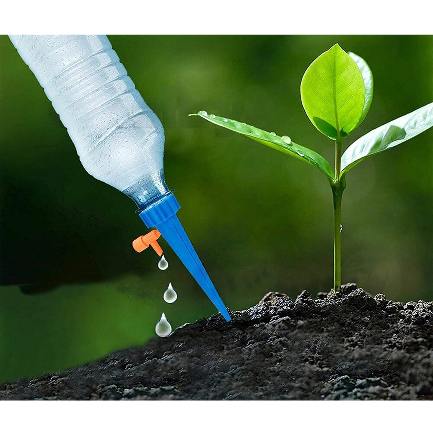 24pcs Plant Watering Drip Irrigation Kit Self Watering Spikes System