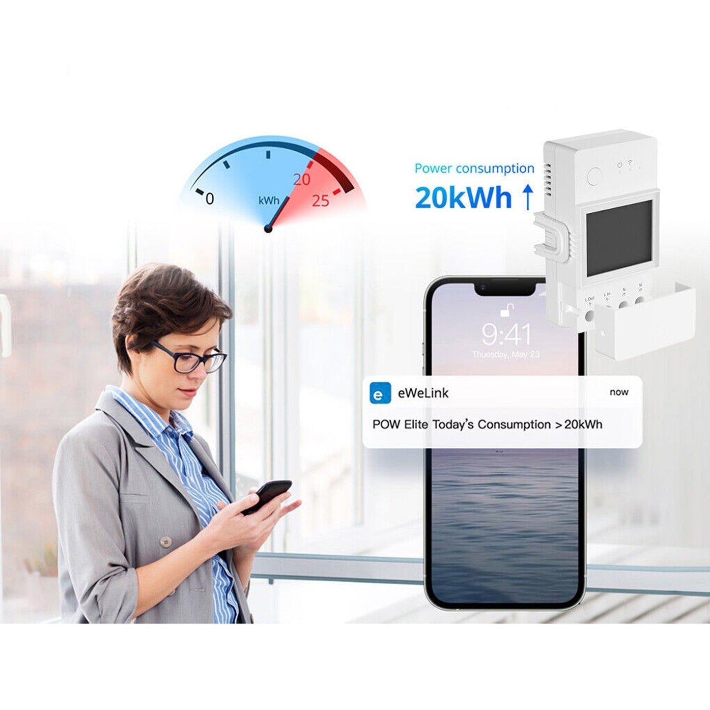 Smart WiFi Power Meter for Electrical Consumption Measurement