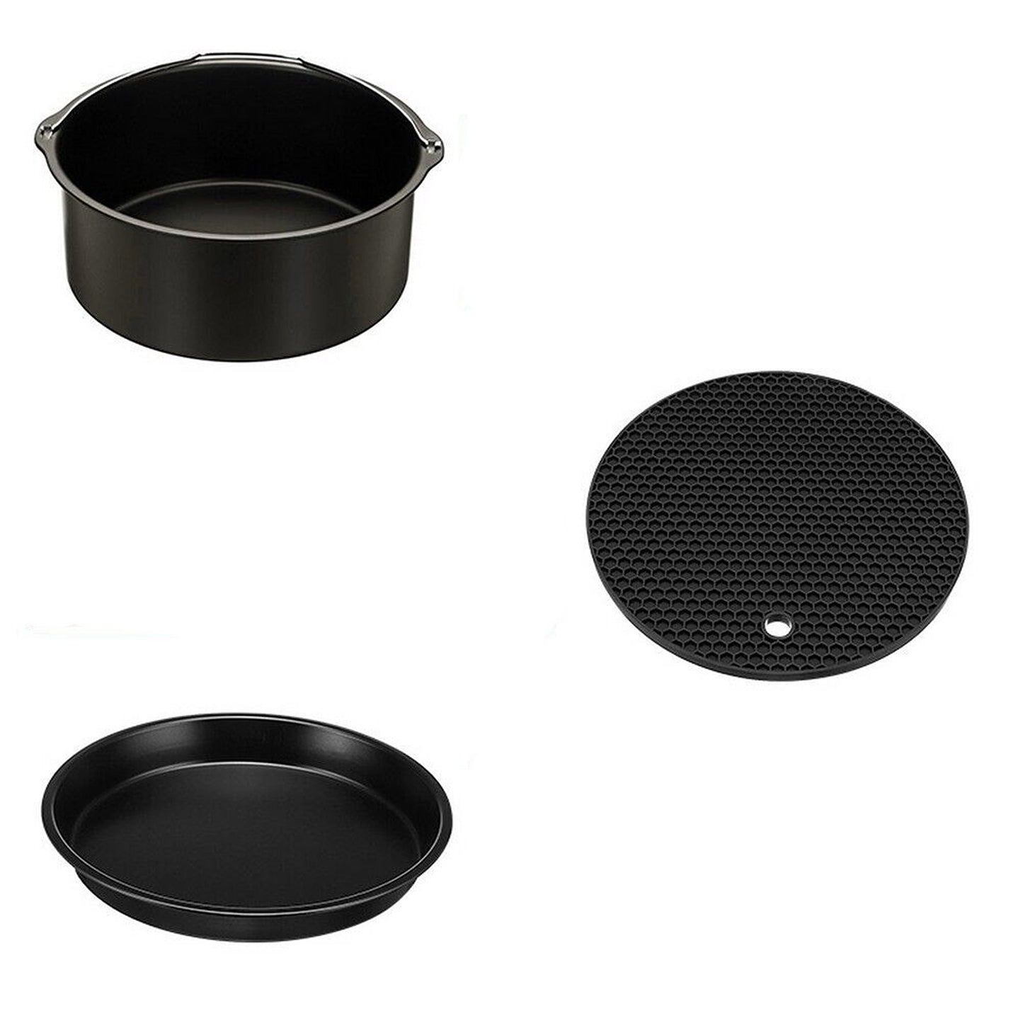 14-Piece Air Fryer Accessory Set BBQ Dish Rack and Baking Kit for 8in Fryers