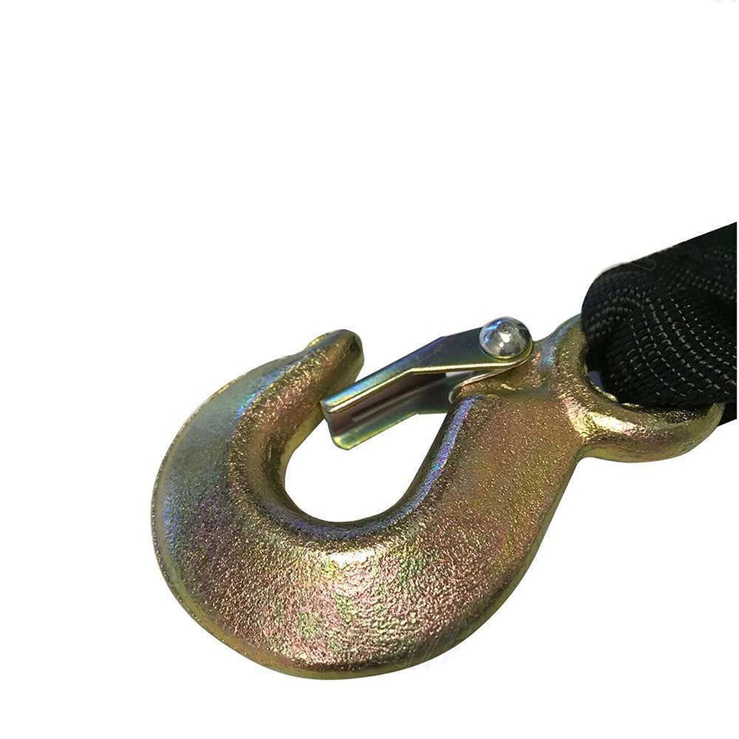 Manual 2-Way Synthetic Strap Hand Winch for Cars Boats and Trailers