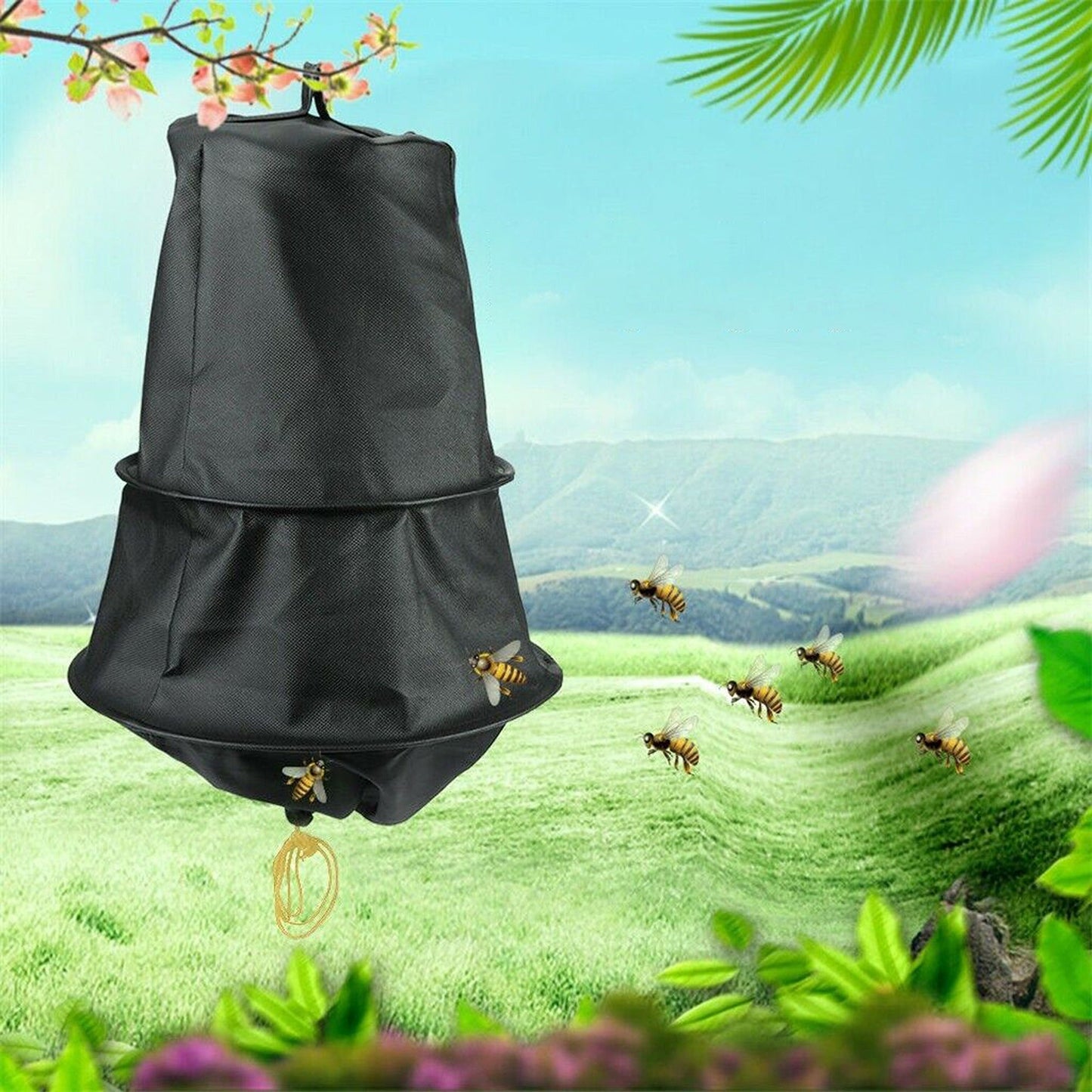 Black Bee Swarm Trap Beekeeper Tool for Catching Bee Swarms