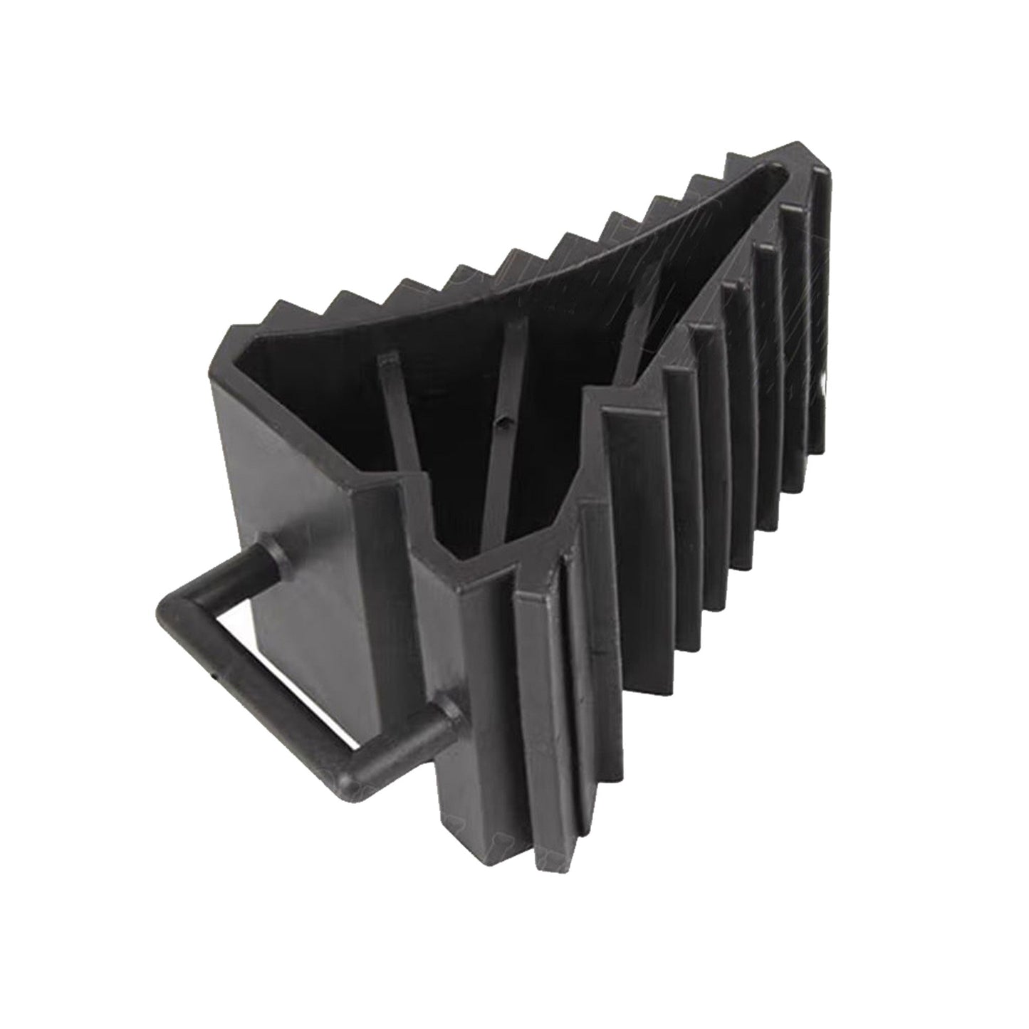 2pcs Rubber Wheel Chocks with Handle for Trucks Trailers Boats