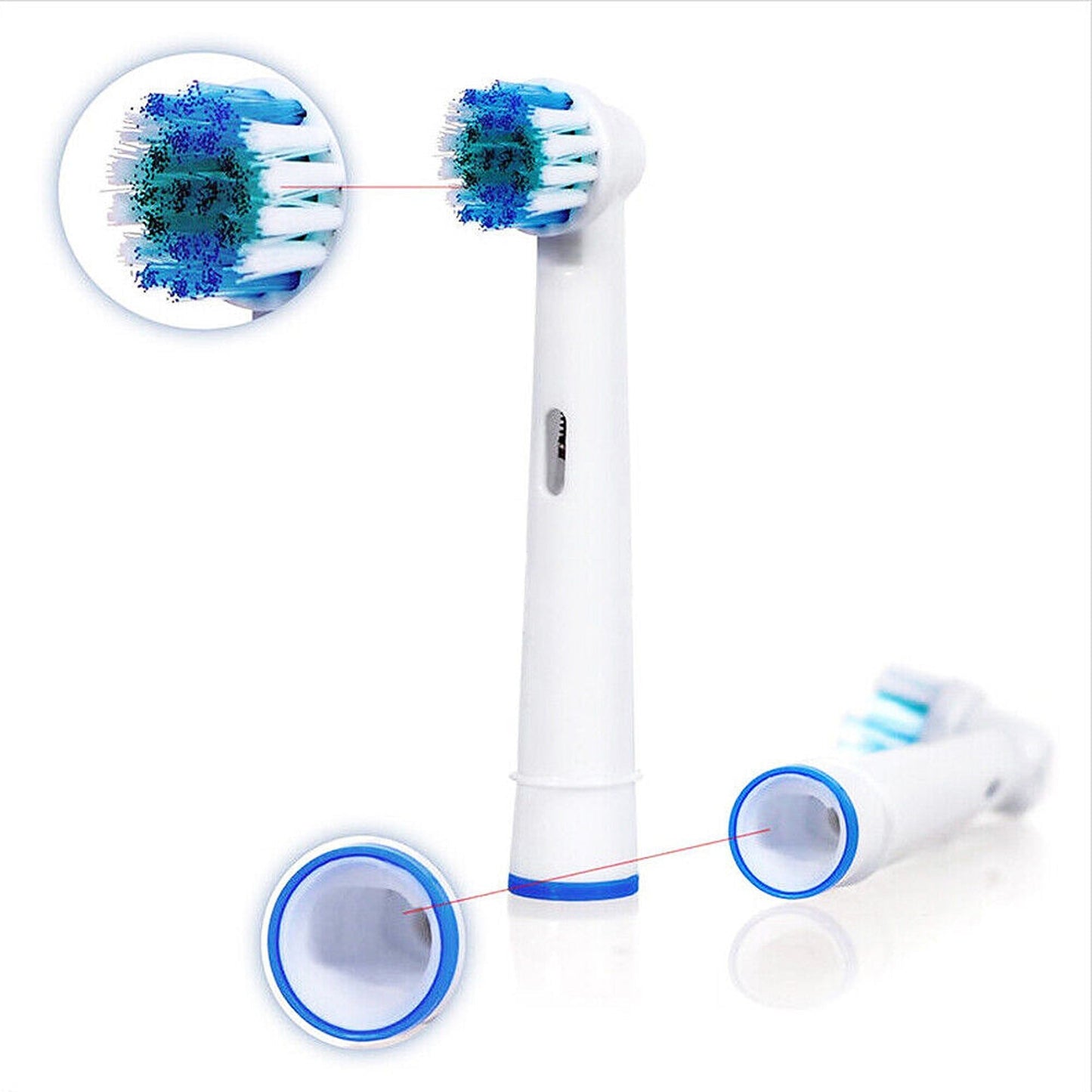 20pcs Compatible Toothbrush Replacement Heads For Oral B Precision
