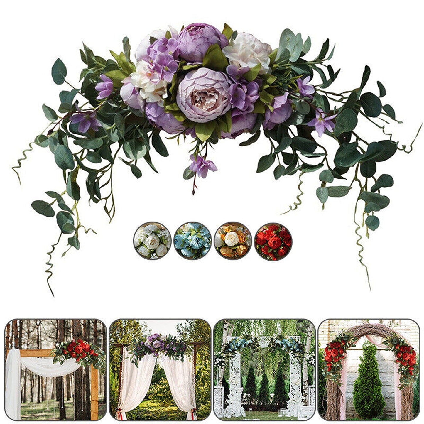 Floral Arch Bouquet Garland Artificial Wedding Door Lintel Decoration