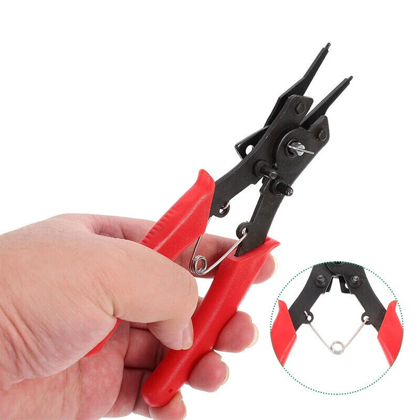 Versatile 4-in-1 Spring Release Circlip Pliers Set for Multiple Uses