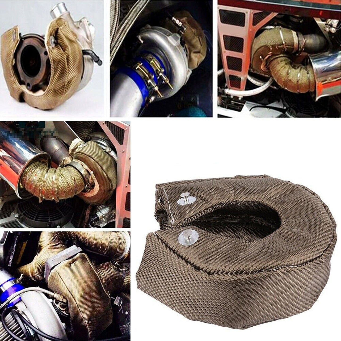 Titanium Turbo Heat Shield High Temp Blanket T3 For GT30 GT32 GT35