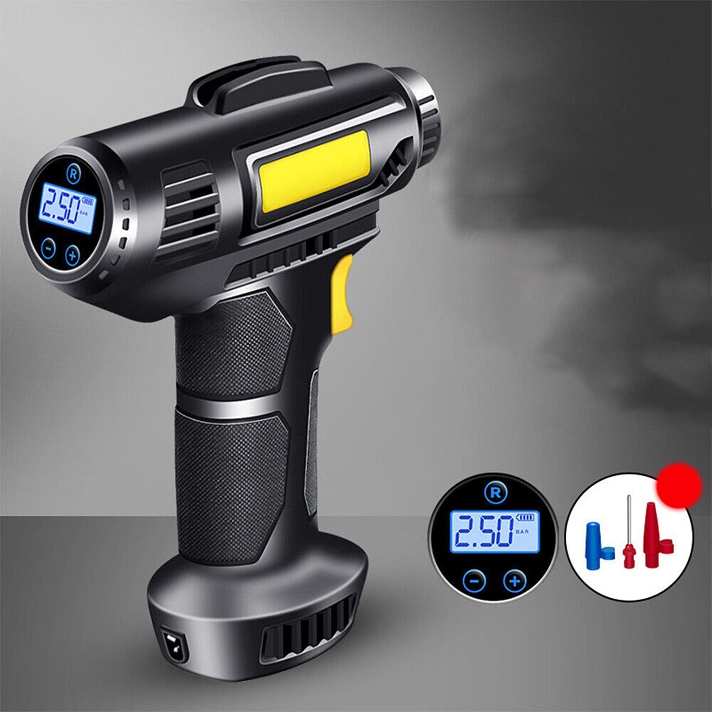 Handheld Digital LCD Air Compressor for Car Tire Inflation