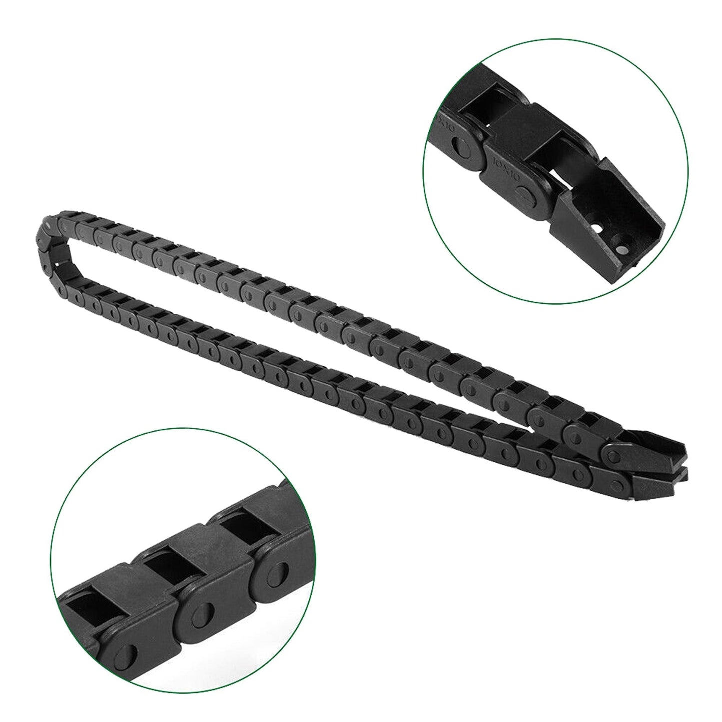 Machine Tool Cable Drag Chain Plastic Towline Carrier Nested