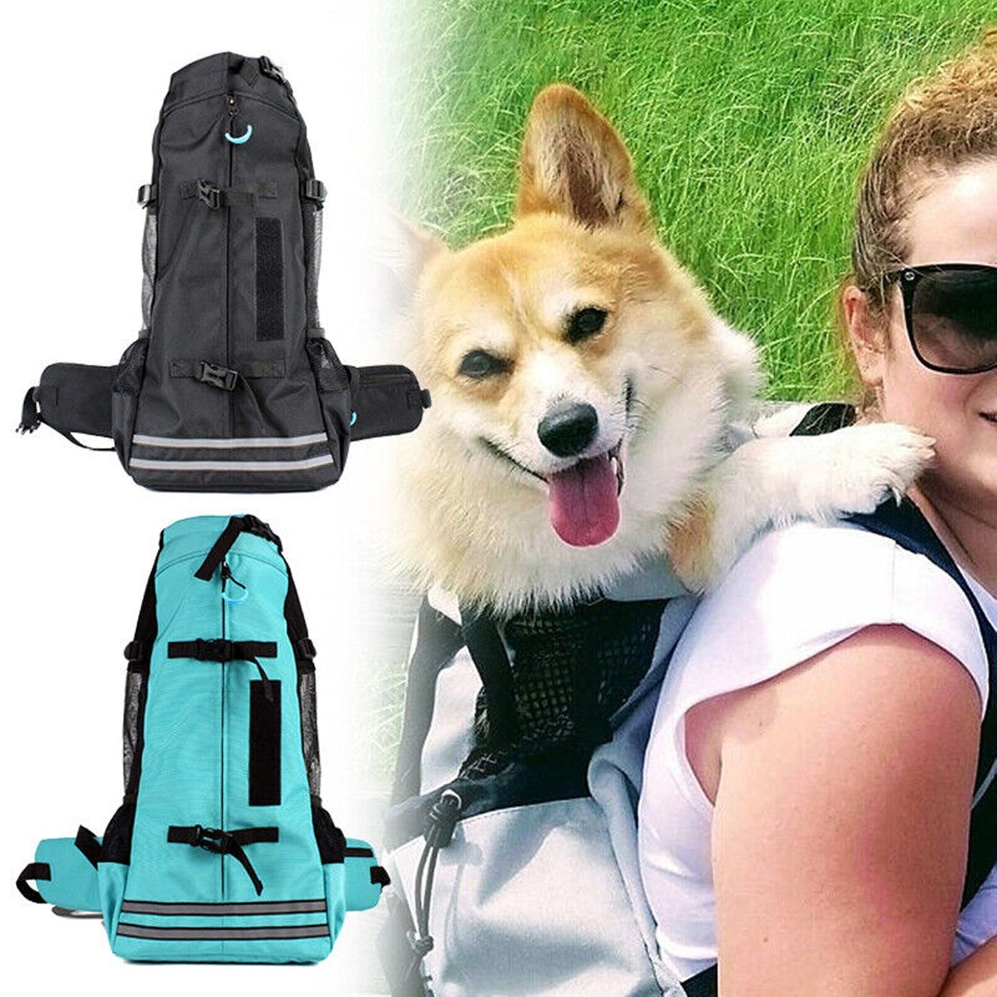 K9 Large Dog Backpack Carrier for Outdoor Hiking and Biking